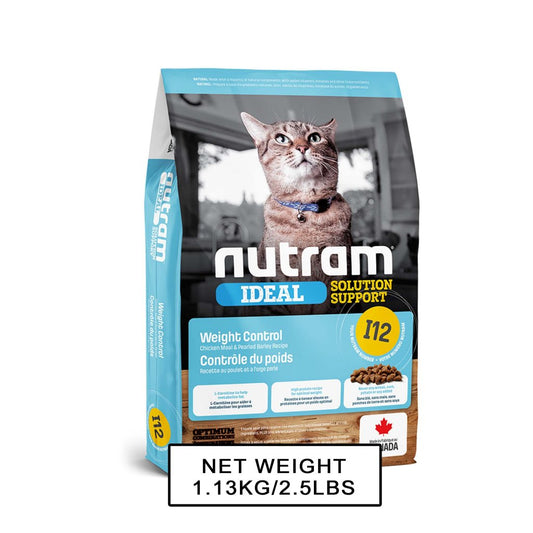 Nutram I12 控制體重貓糧-1.13 kg-MorPetPet