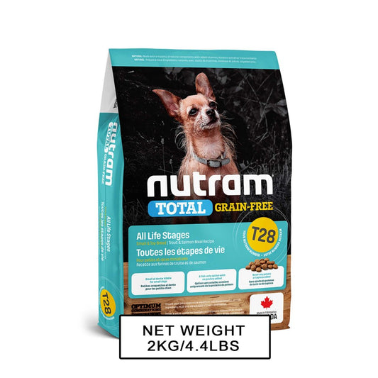 Nutram T-28 無薯無穀小型犬糧 (三文魚+鱒魚)-2 kg-MorPetPet