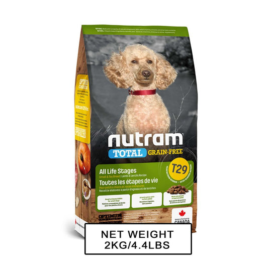 Nutram T-29 無薯無穀小型犬糧 (羊肉及豆莢) 2kg  NT-T29-2K MorPetPet