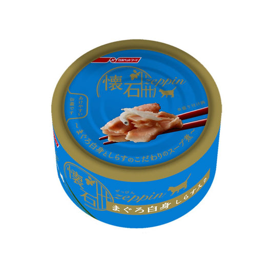 Petline Z16 [懷石絕品] 白肉吞拿魚+白飯魚 80g  NP-Z16 MorPetPet