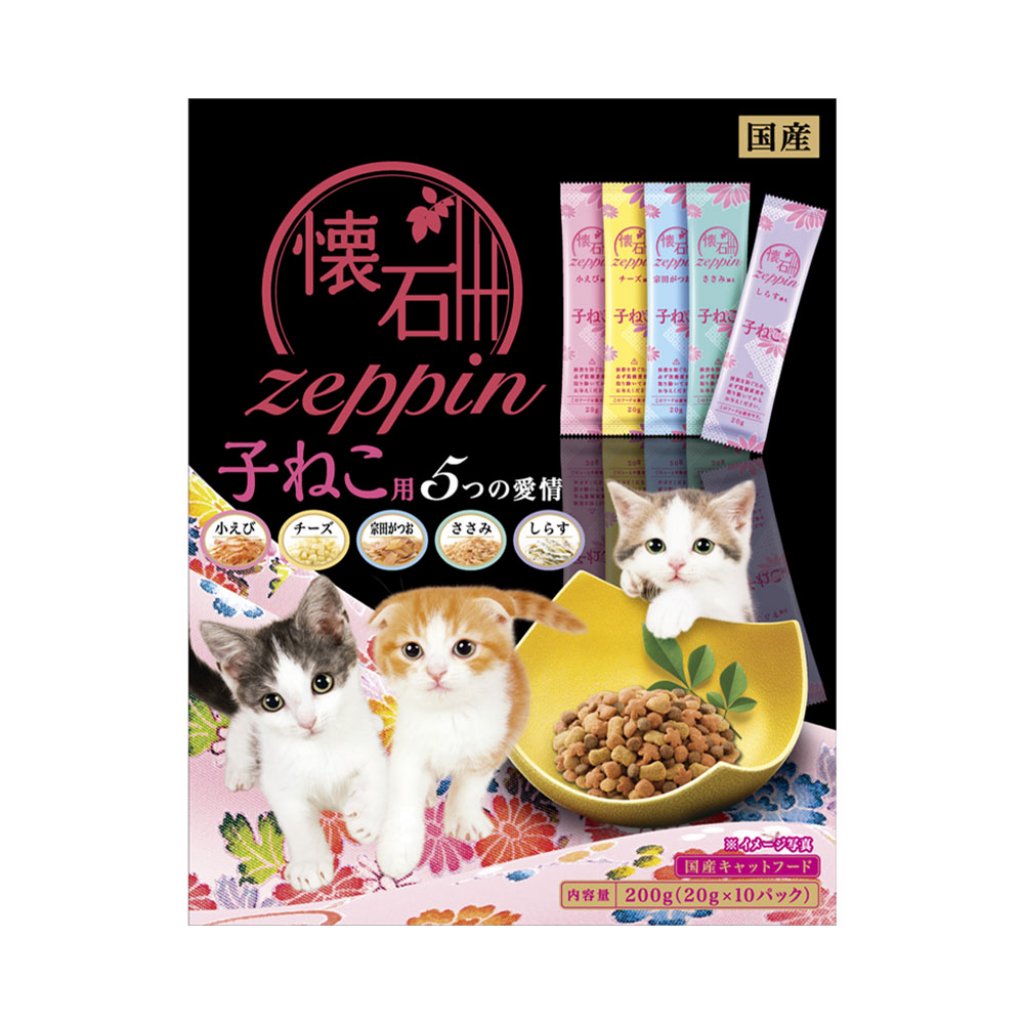 Petline [懷石絕品日本版] 幼貓用貓糧 (5種口味) 200g  NKZD183 MorPetPet