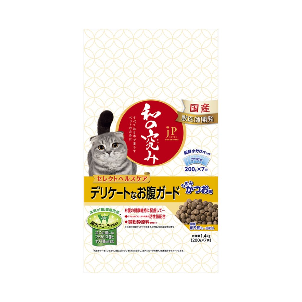 Petline [和の究味] 健康精選-貓腸胃保健乾糧 1.4kg  NJP182 MorPetPet