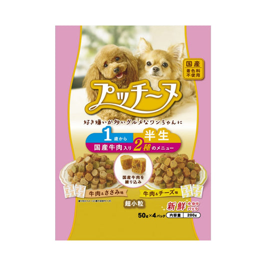 Petline [Putti-Inu] 國產牛肉軟粒狗糧 (1歲起) 200g  NPI696 MorPetPet