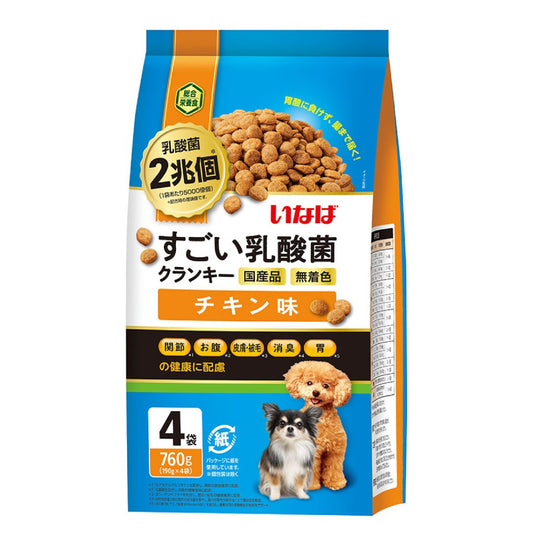 Inaba DD-121 [勁量乳酸菌狗糧] 雞肉味 (190g x4)  DD-121 MorPetPet