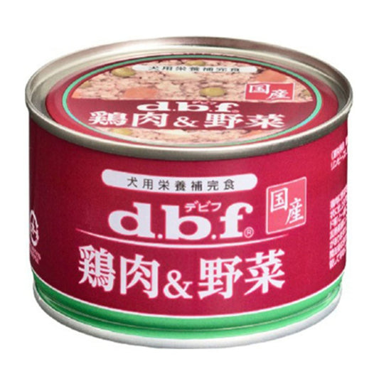 dbf D1513 雞肉+野菜罐 150g  D1513 MorPetPet