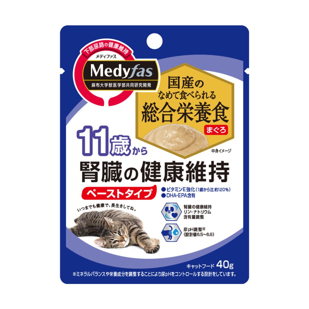 Petline MFW-82 [Medyfas 軟包] 吞拿魚 腎臟健康維持 11歲起用 40g  PL-MFW82 MorPetPet