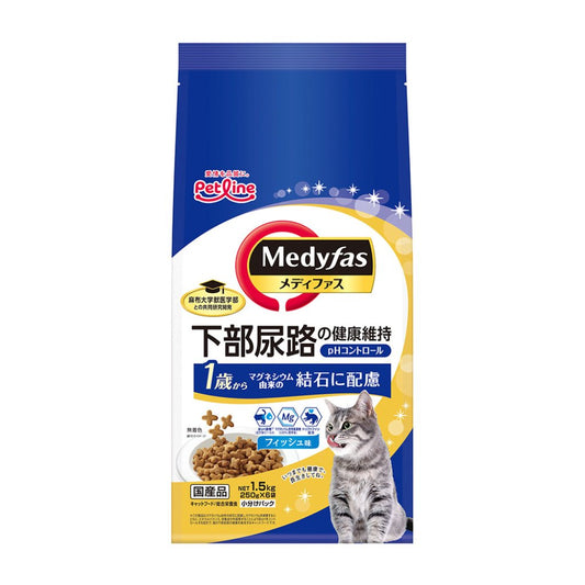 Petline MFD32 [防尿石貓糧] 成貓用 魚肉味 1.5kg  PL-MFD32 MorPetPet