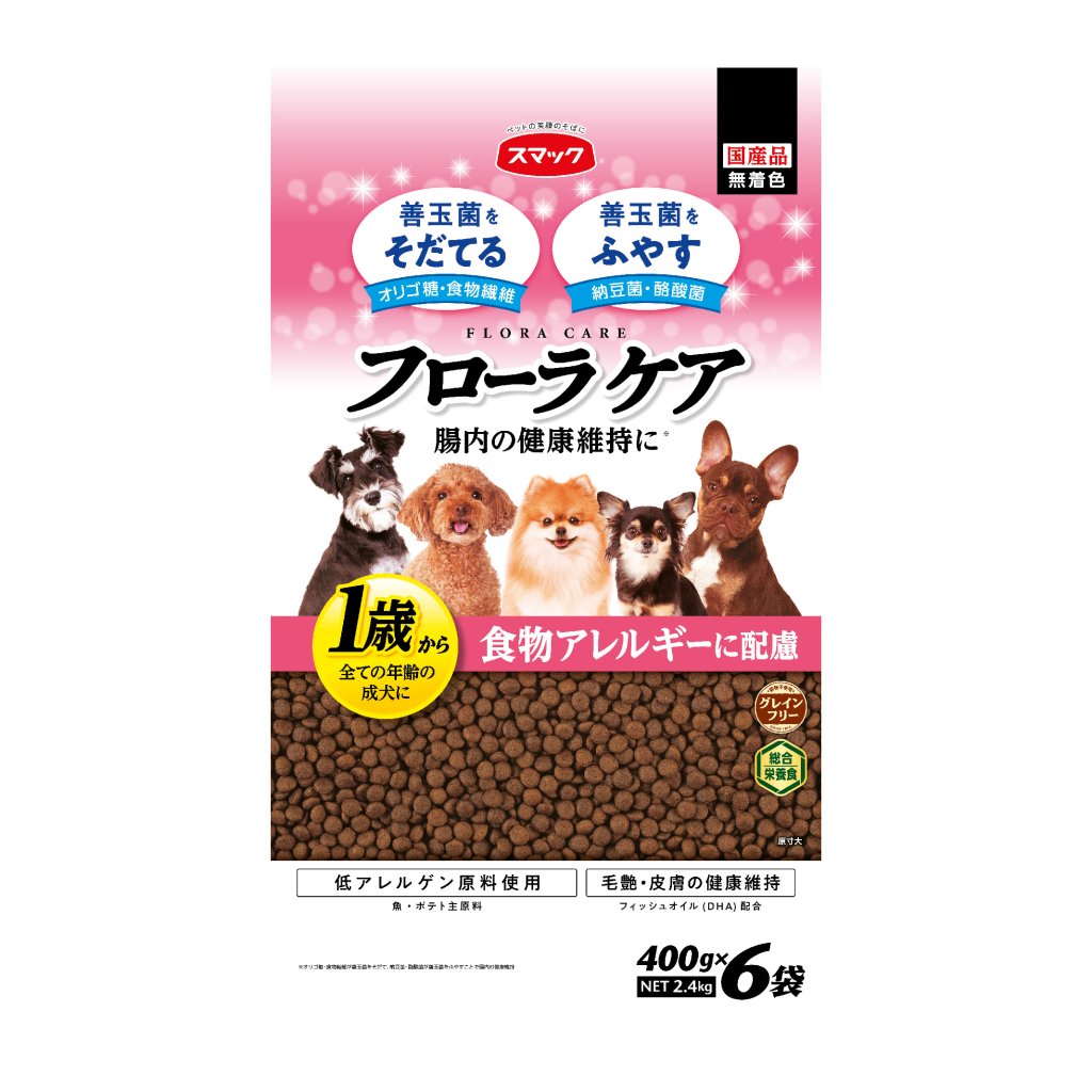 Smack - SM1561 FLORA CARE 無穀物食物敏感糧 (成犬>1歲) 2.4kg  SM1561 MorPetPet