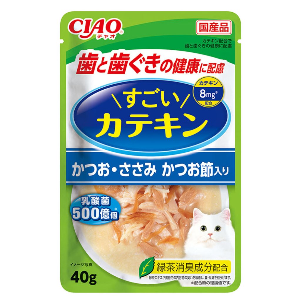 CIAO IC-462 兒茶素軟包系列 鰹魚 雞肉 木魚 40g  IC-462 MorPetPet